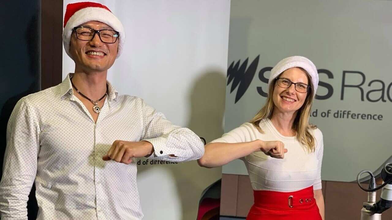 Musician Sasha Pak and SBS Russian producer Svetlana Printcev