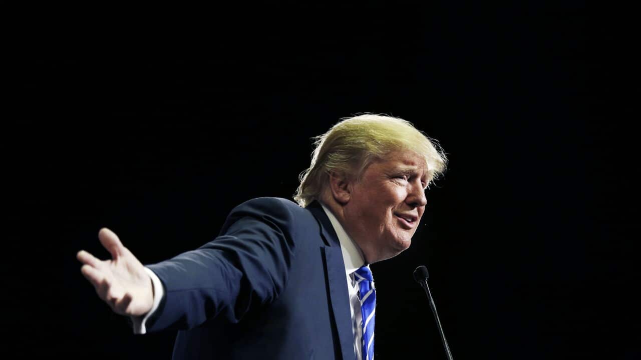 Republican presidential candidate Donald Trump