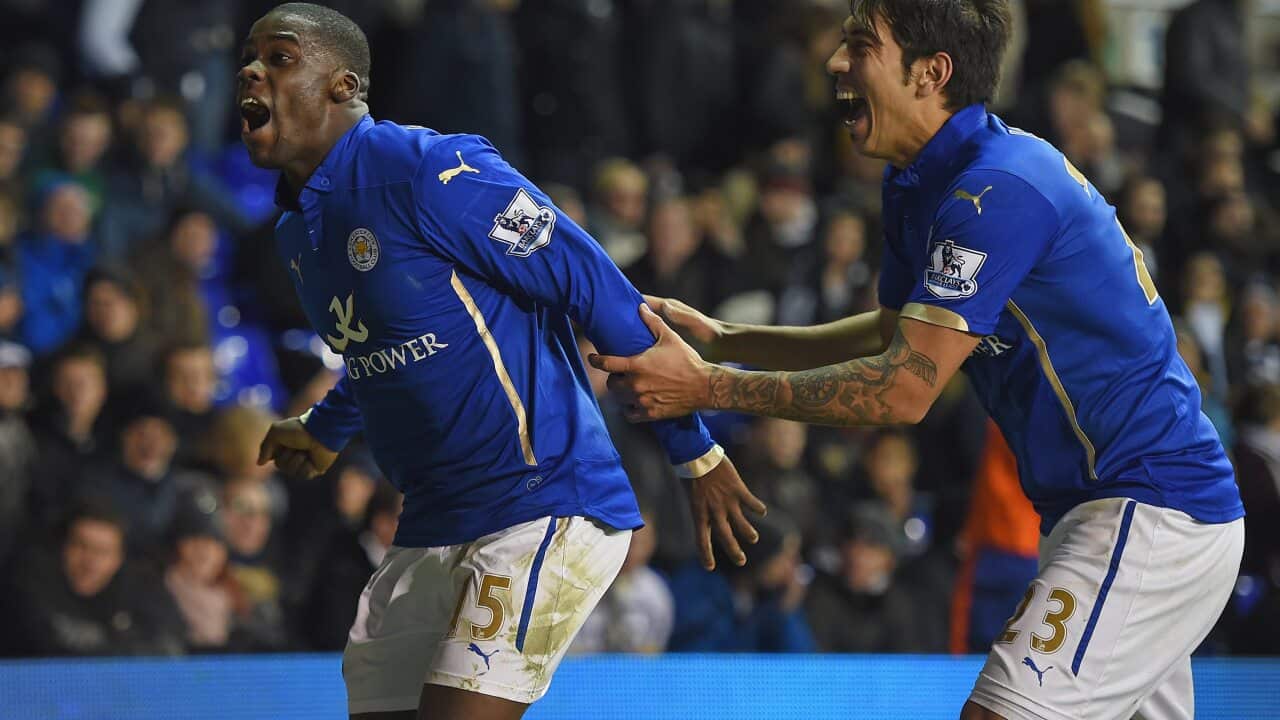 Jeffery Schlupp celebrates
