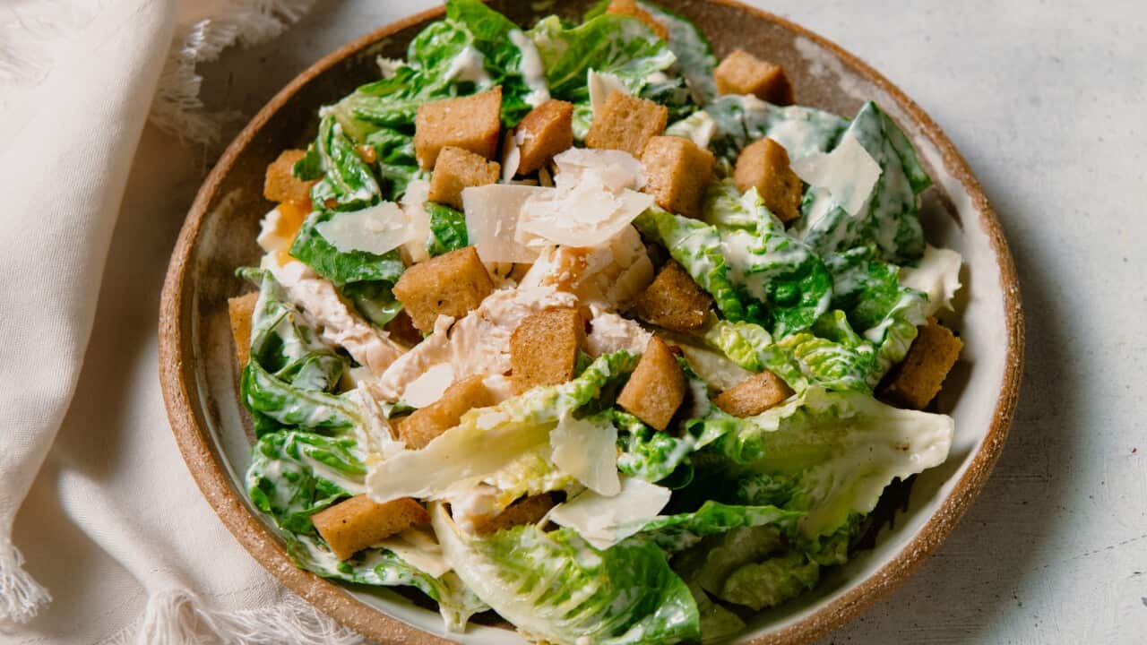 Chicken Caesar salad
