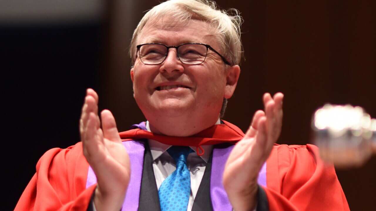Former prime minister Kevin Rudd