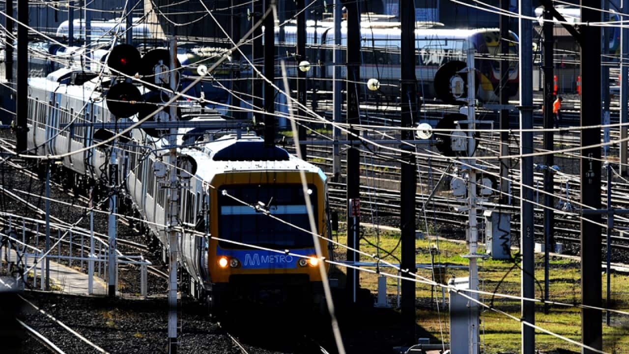Trains in Melbourne