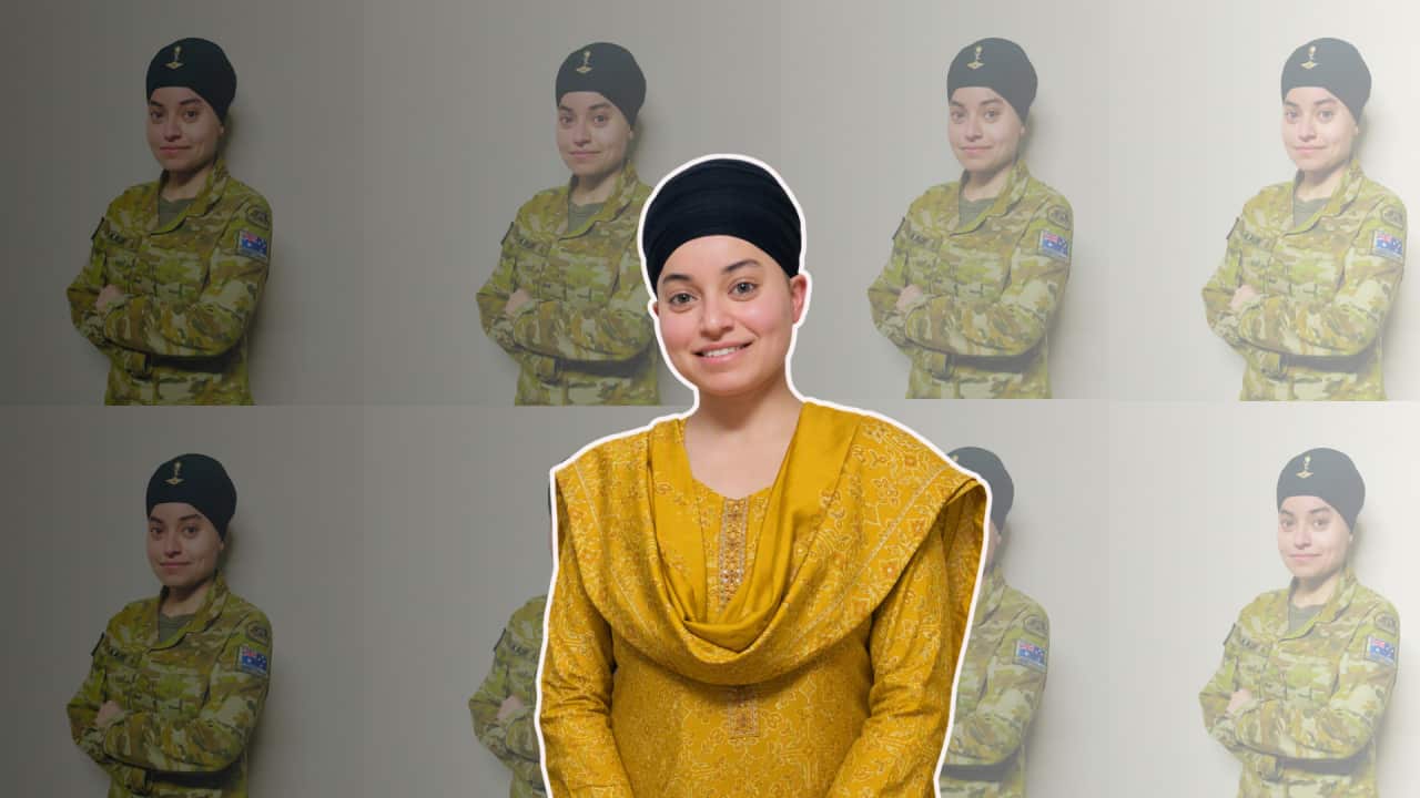 Turban-wearing Sikh woman in Australian Defence Force, Amritpal Kaur, in conversation with SBS Punjabi