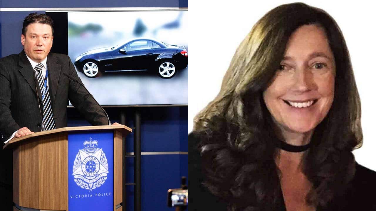 Inspector Tim Day and Karen Ristevski