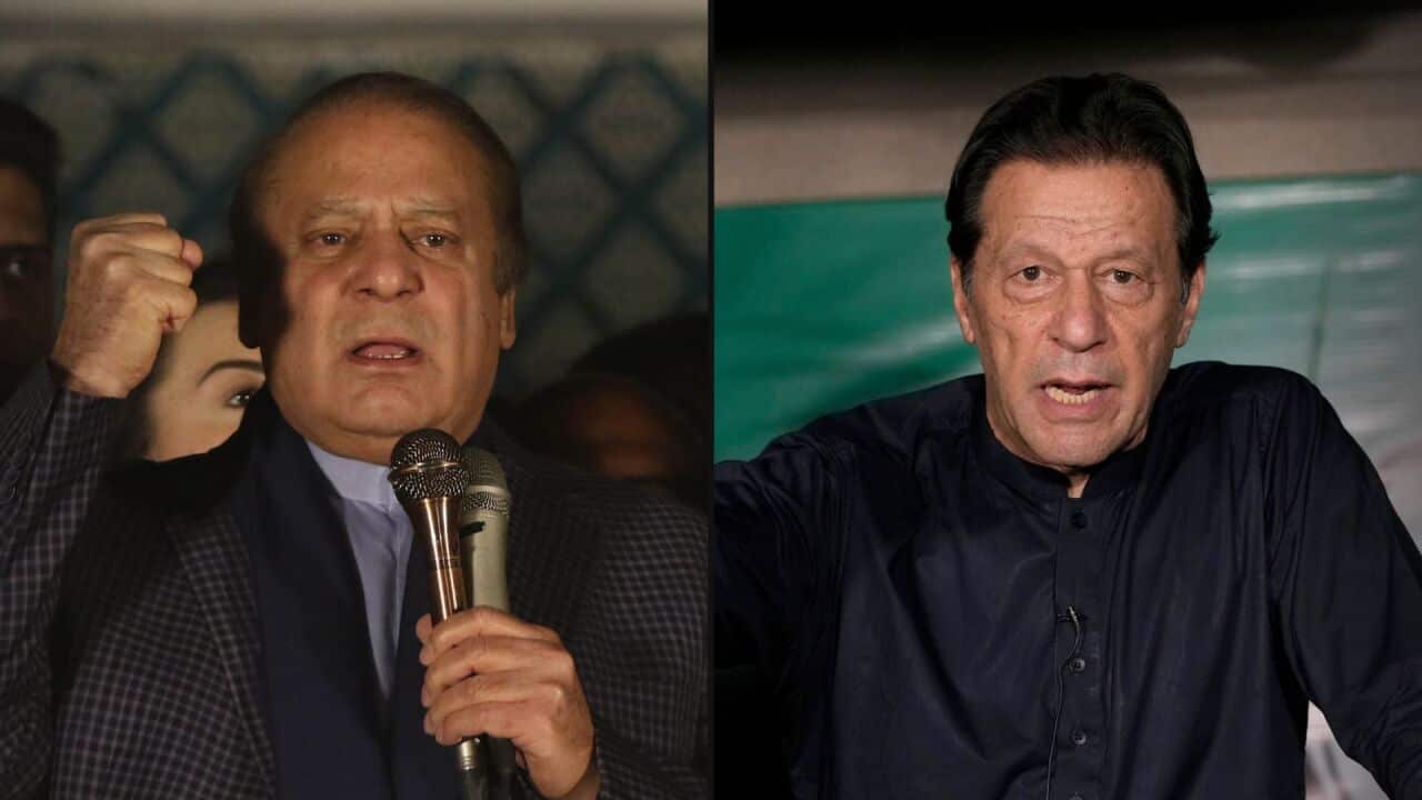 Nawaz Sharif and Imran Khan