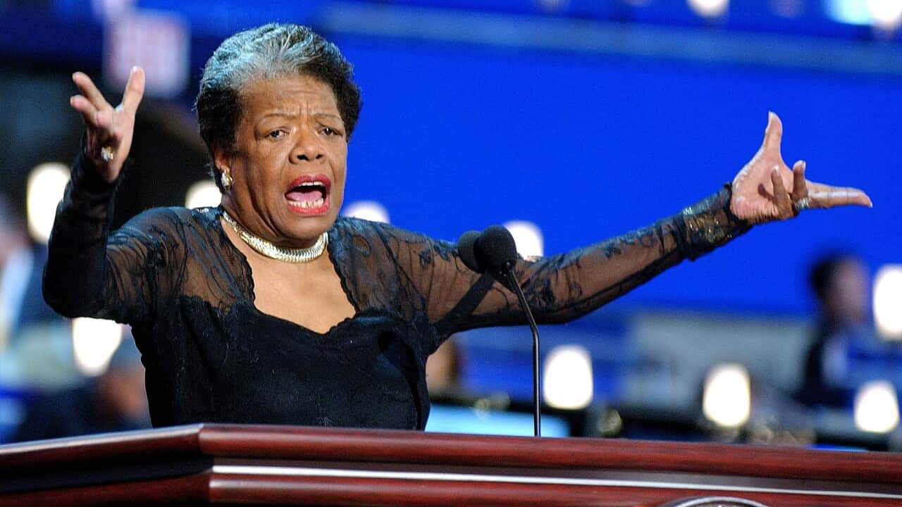 Former US president Bill Clinton paid tribute to poet Maya Angelou (AAP)