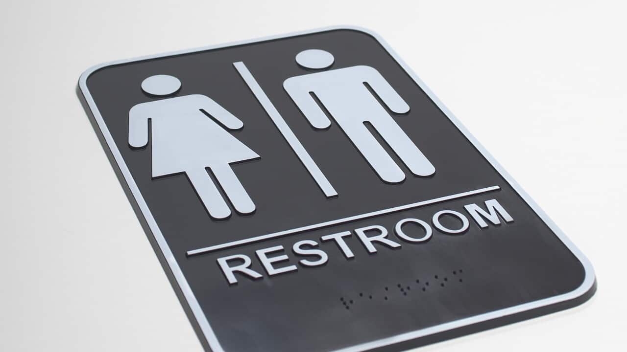 Restroom sign