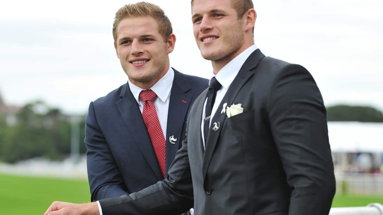 NRL players George Burgess and Tom Burgess.