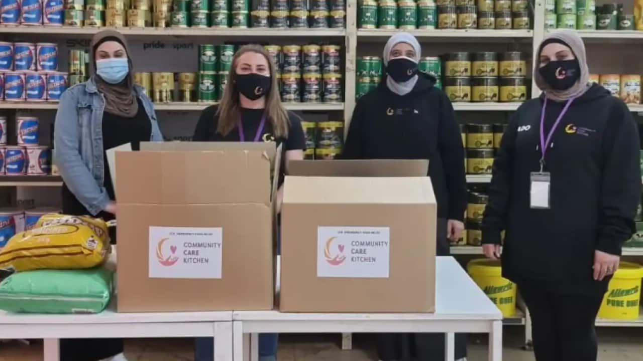 Volunteers of Community Care Kitchen rely on donations from local businesses to provide for their 300-strong household database