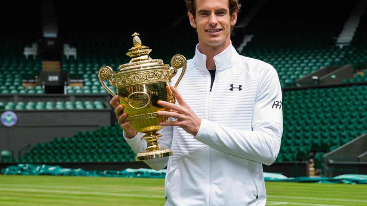 Andy Murray who has been awarded a Knighthood for services to tennis