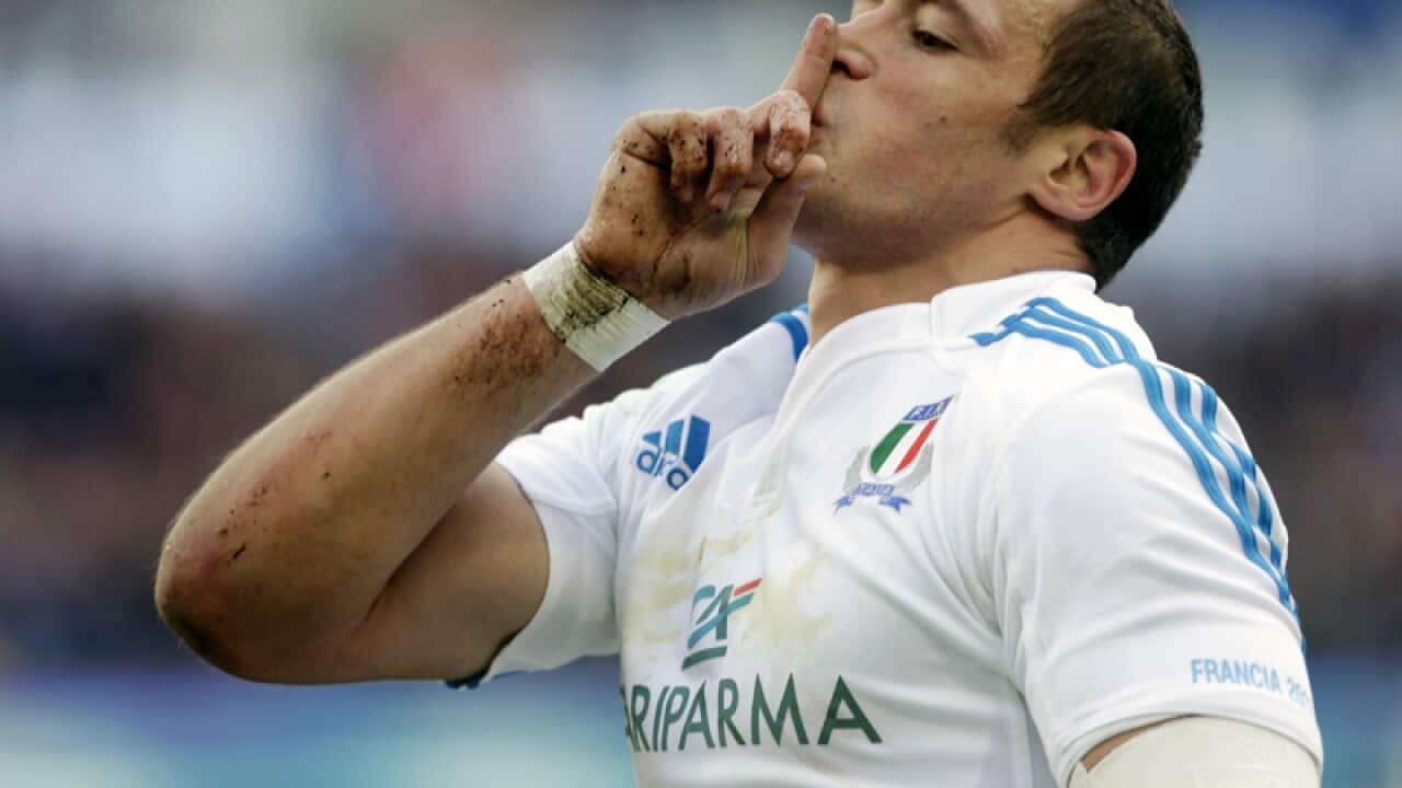 Italy rugby skipper Sergio Parisse