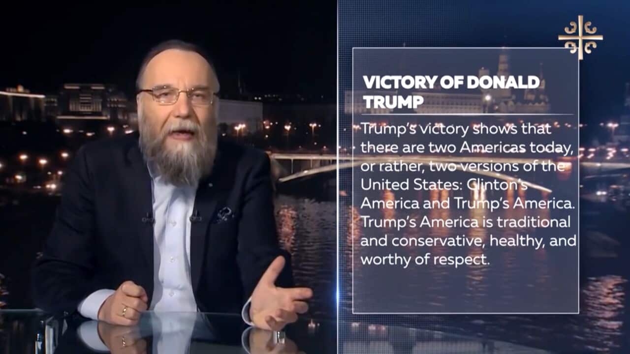 Aleksandr Dugin on Tsargrad TV.