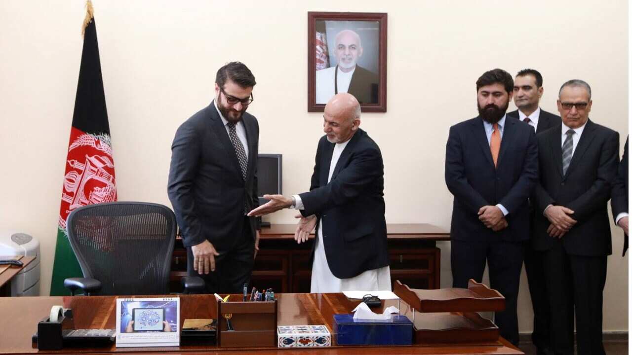 Ashraf Ghani and Hamdullah Mohib