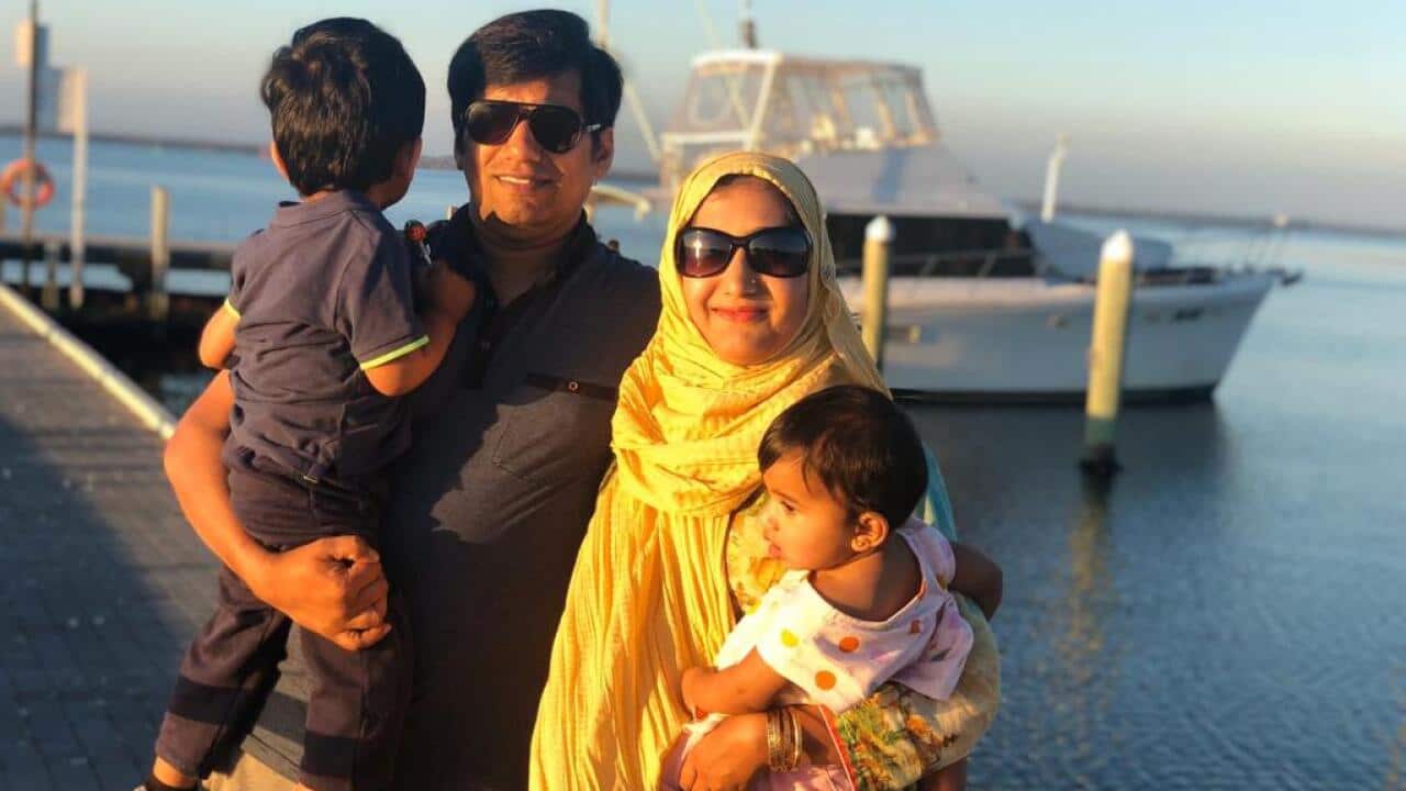 Urooj Usman and her two young children have been separated from their father for almost three months due to Australia's border closures.