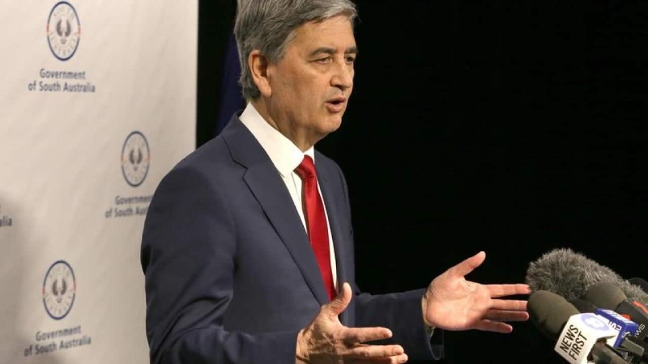 South Australian Treasurer Rob Lucas