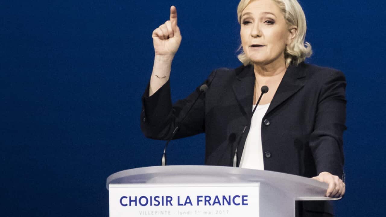 French Presidential candidate Marine Le Pen