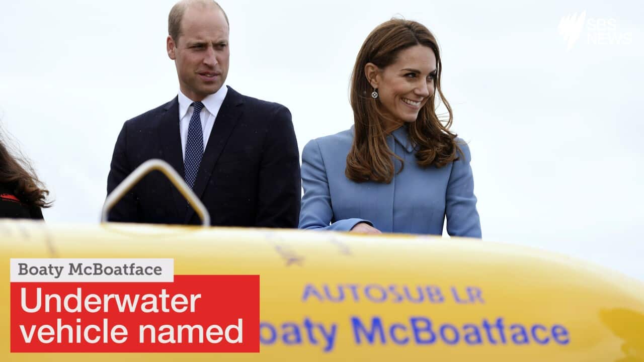 William and Kate at the official naming of the 'Sir David Attenborough' and 'Boaty McBoatface'