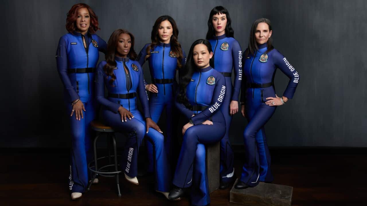 Blue Origin launches an all-female celebrity crew to the edge of space