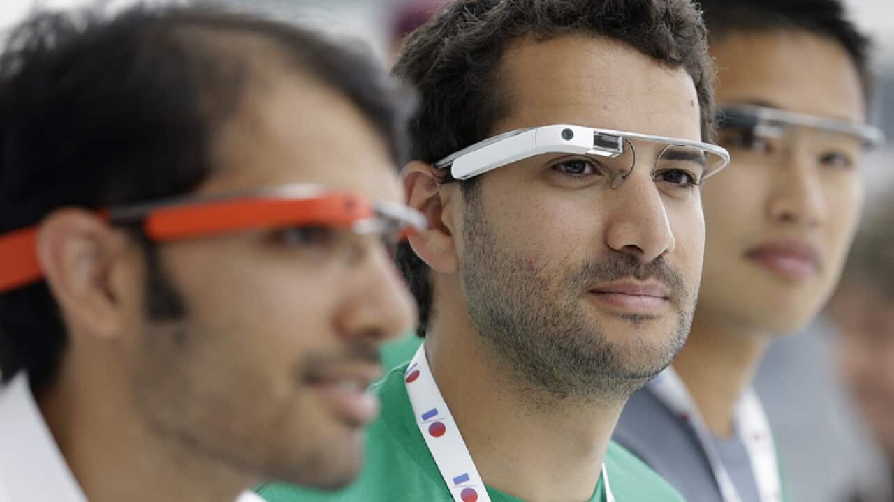 Google glasses pic.