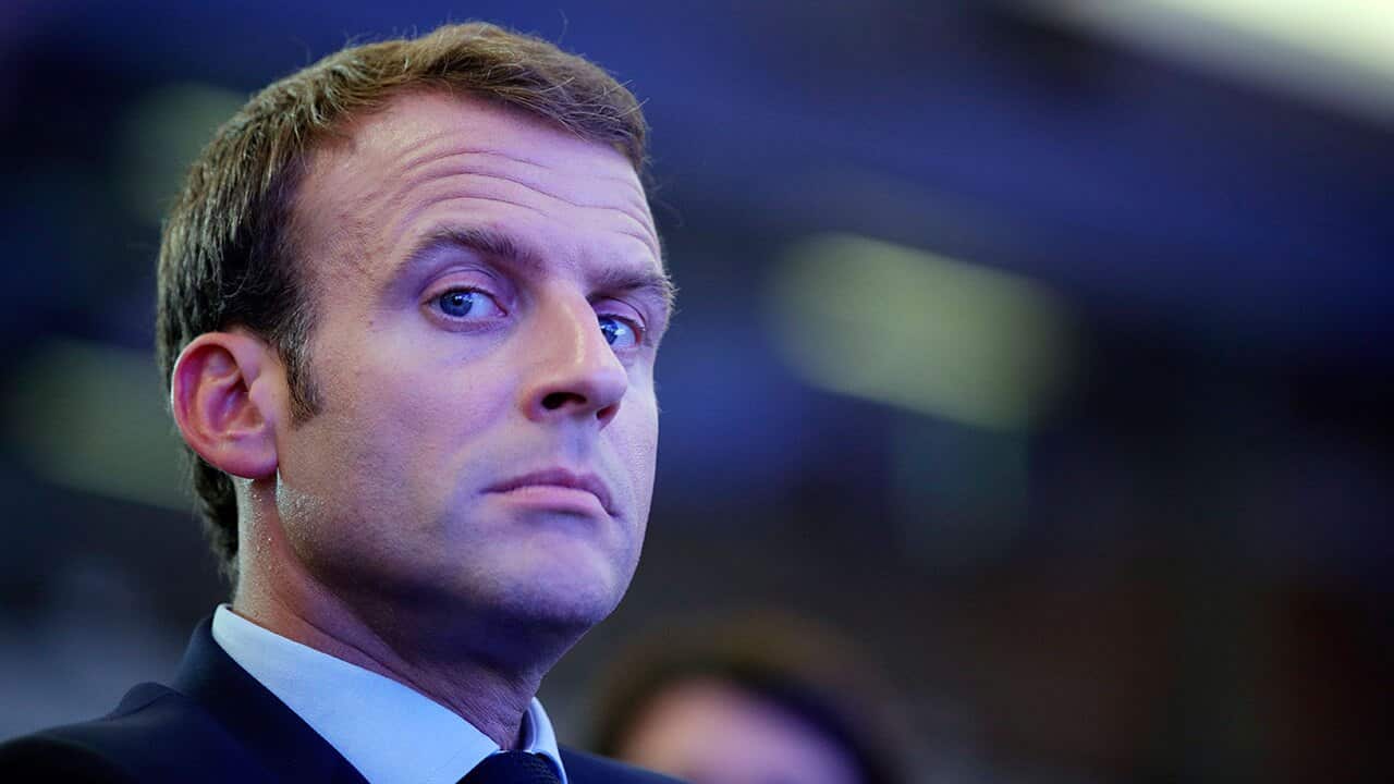 French President Emmanuel Macron.
