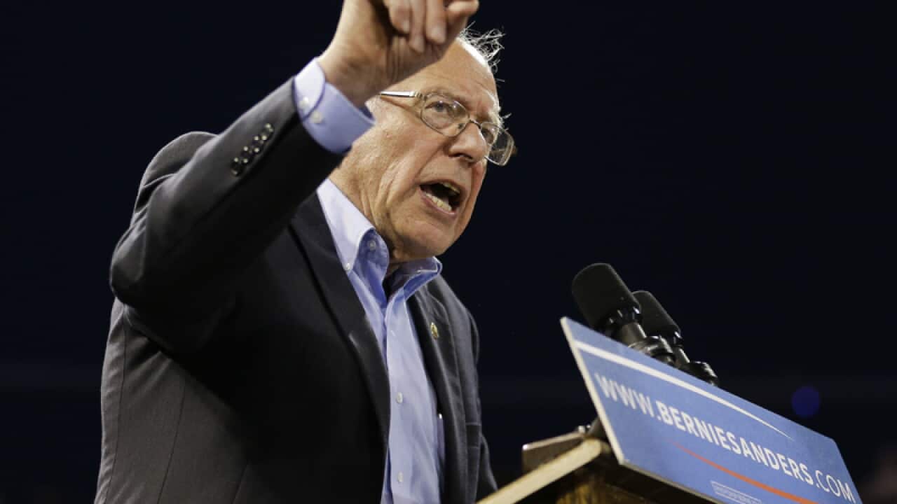 Democratic presidential candidate Sen. Bernie Sanders