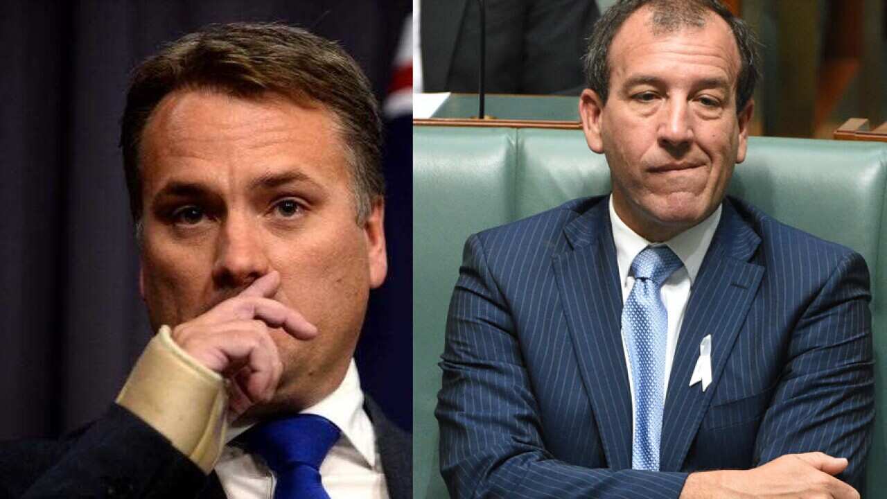 Jamie Briggs and Mal Brough have both resigned as ministers. (AAP)
