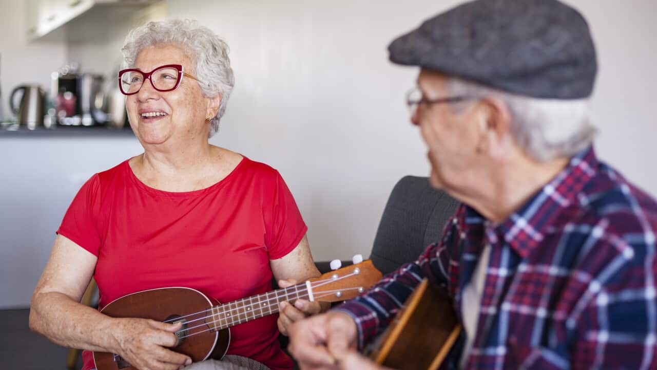 Senior couple playing music - Australia Explained – Learning an instrument