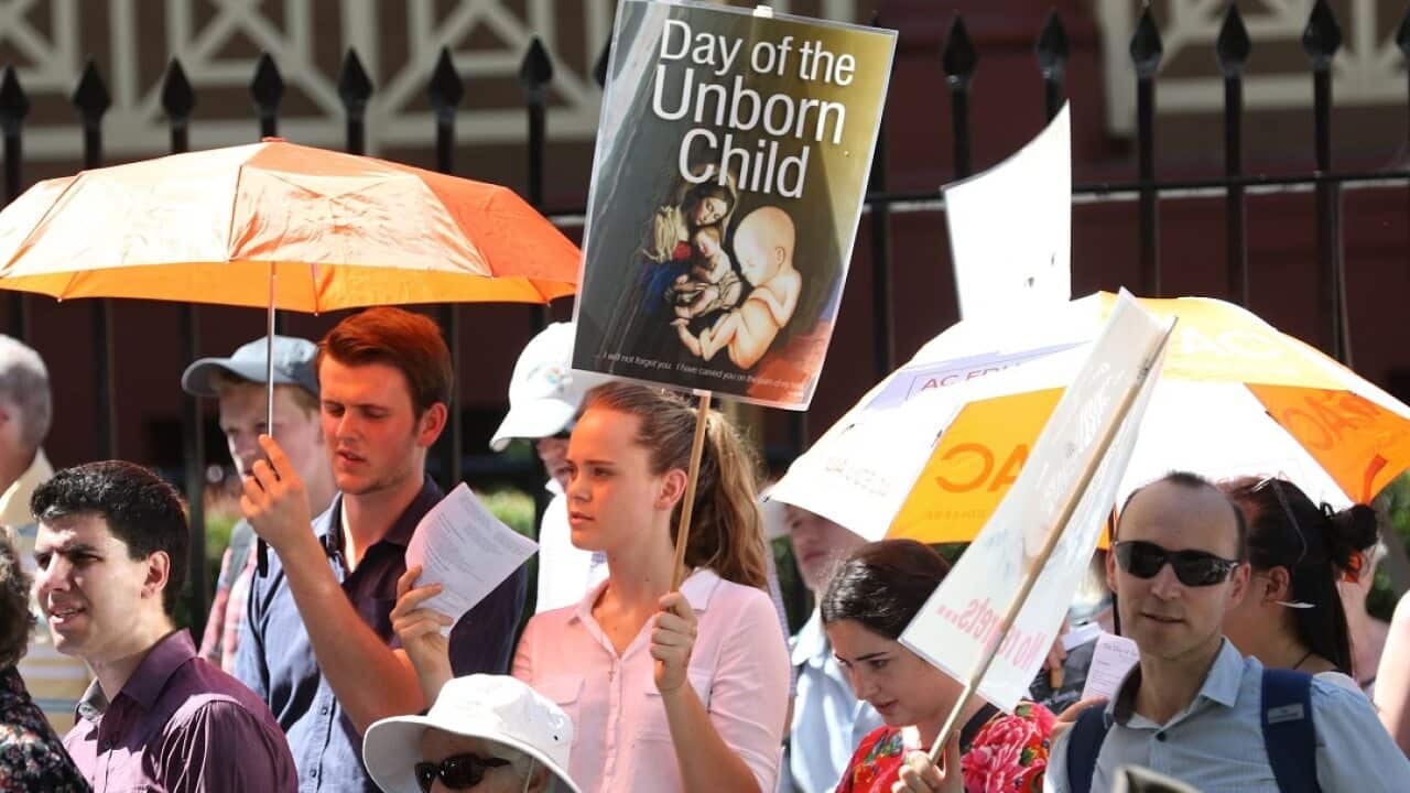 Anti-abortion campaigners