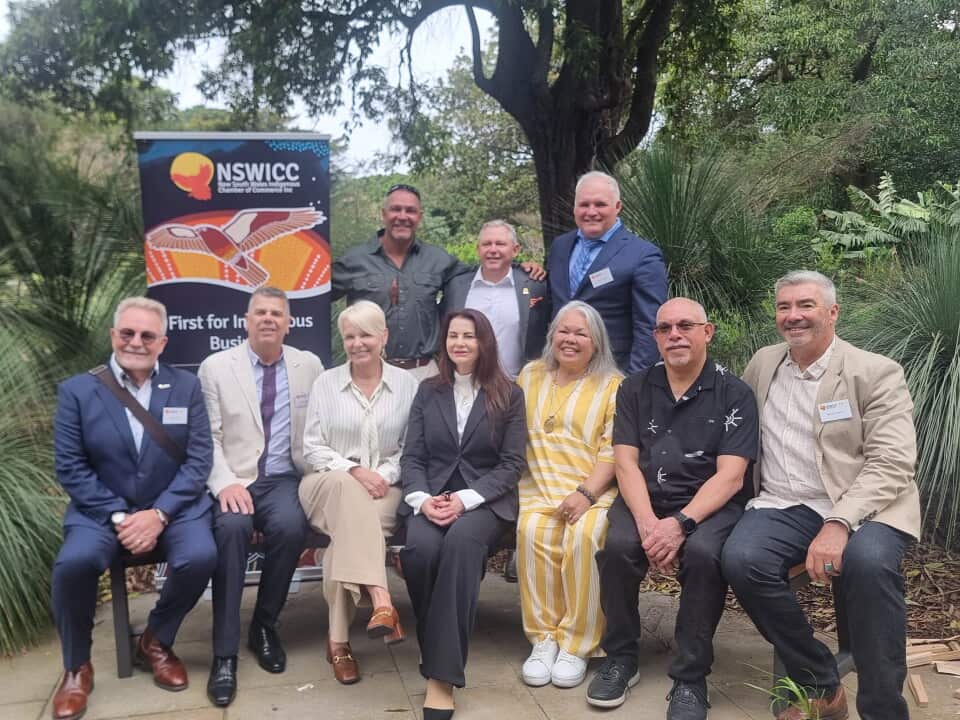 NSWICC 20th Anniversary commemorative bench unveiling at the Indigenous Botanical Gardens