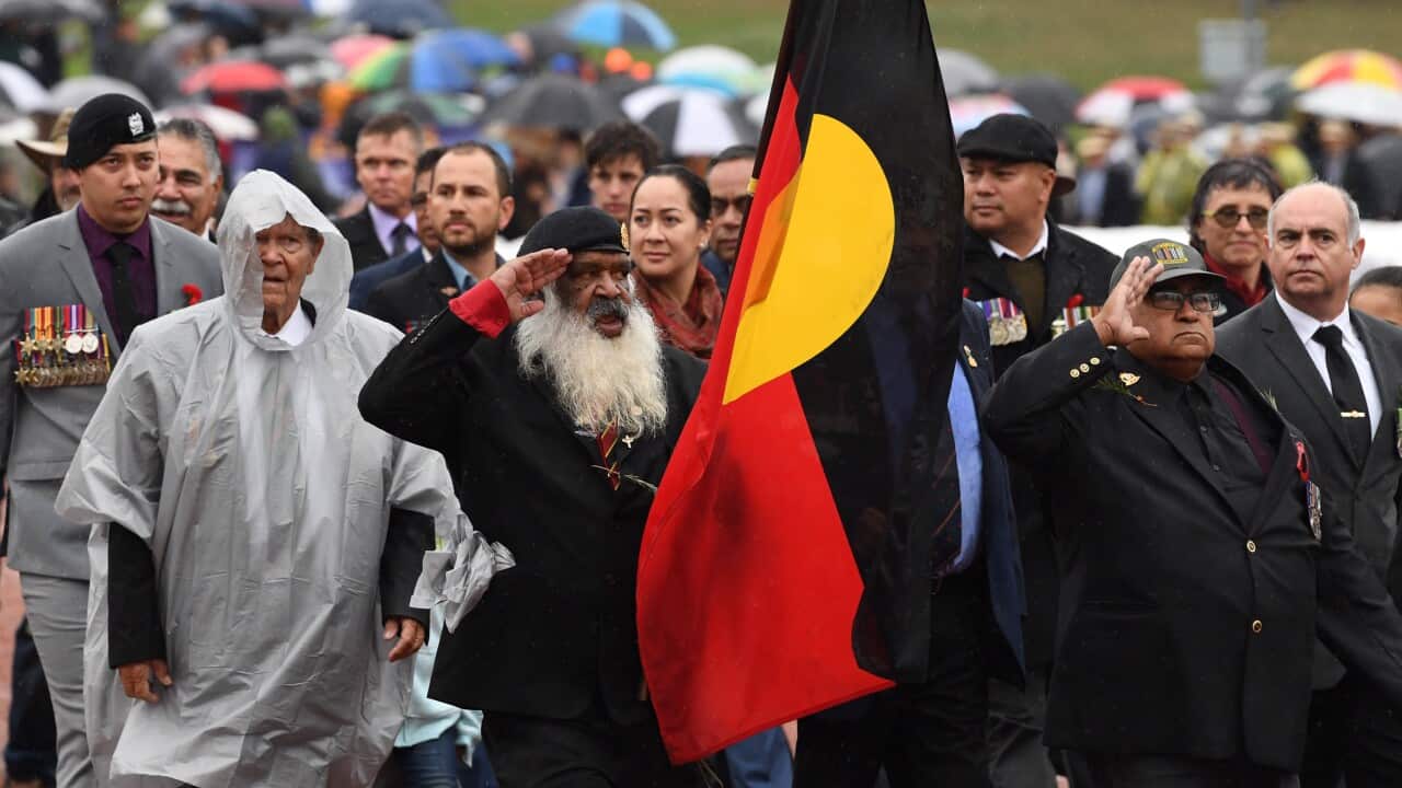 Indigenous soilders lead the ANZAC Day March
