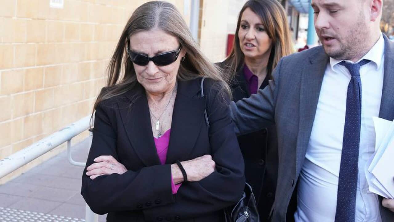 Dana Gray outside Burwood local court