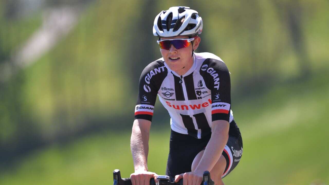 Michael Storer at the Tour de Romandie in April 2018 (Getty)