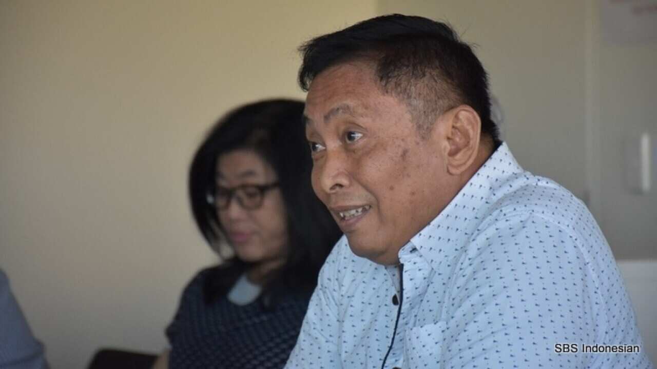 Lieutenant General (Ret) Bambang Darmono in Melbourne, 8 Mar 2018.