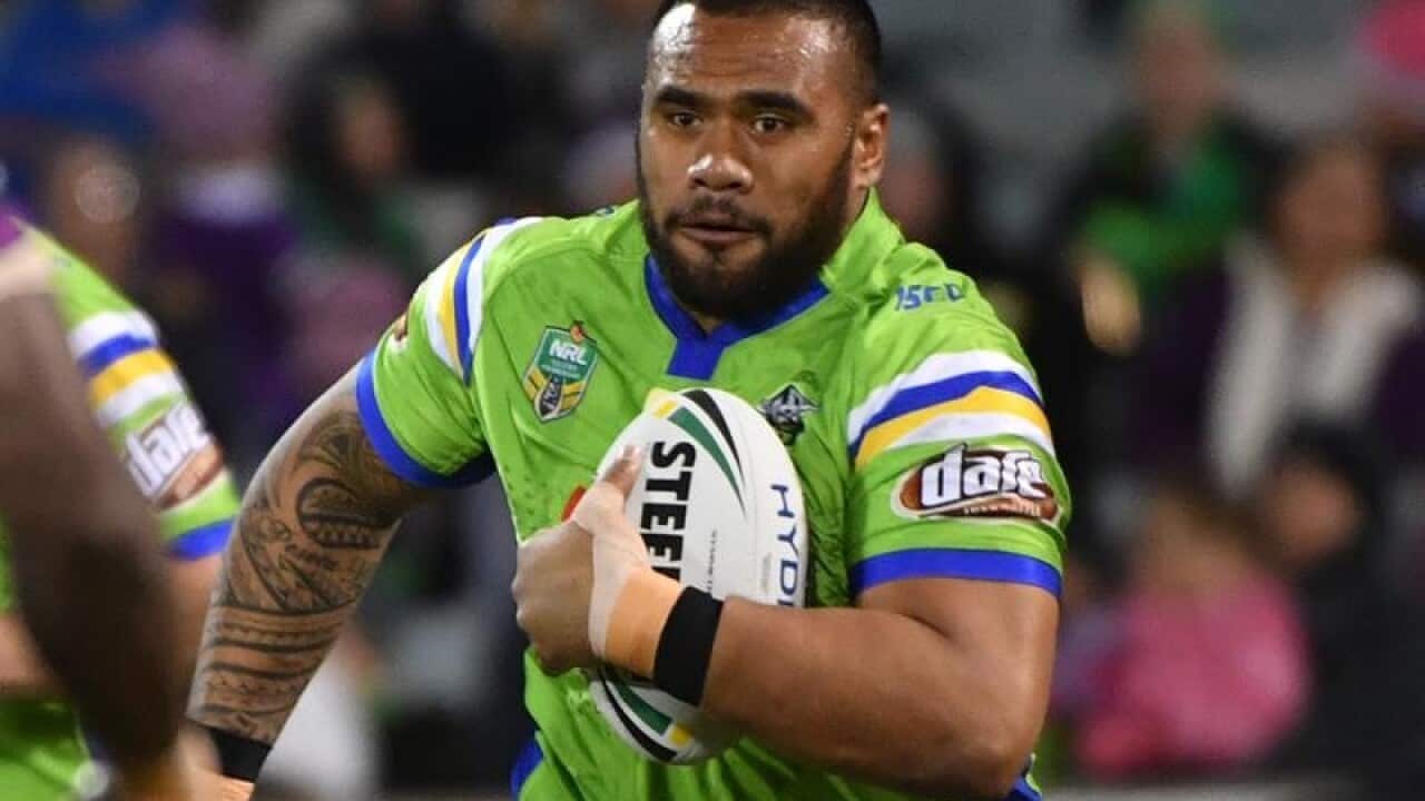 Canberra Raiders front rower Junior Paulo