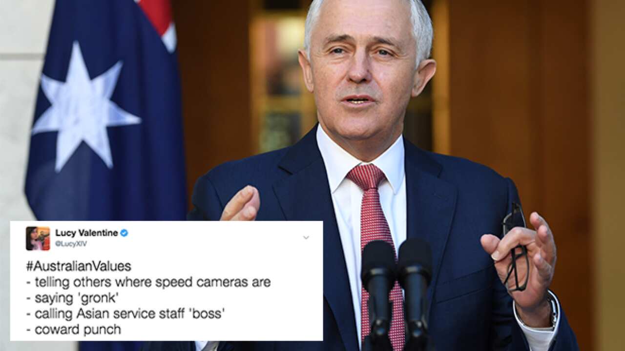 Prime Minister Malcolm Turnbull unveils tighter requirements for new citizenship applicants.