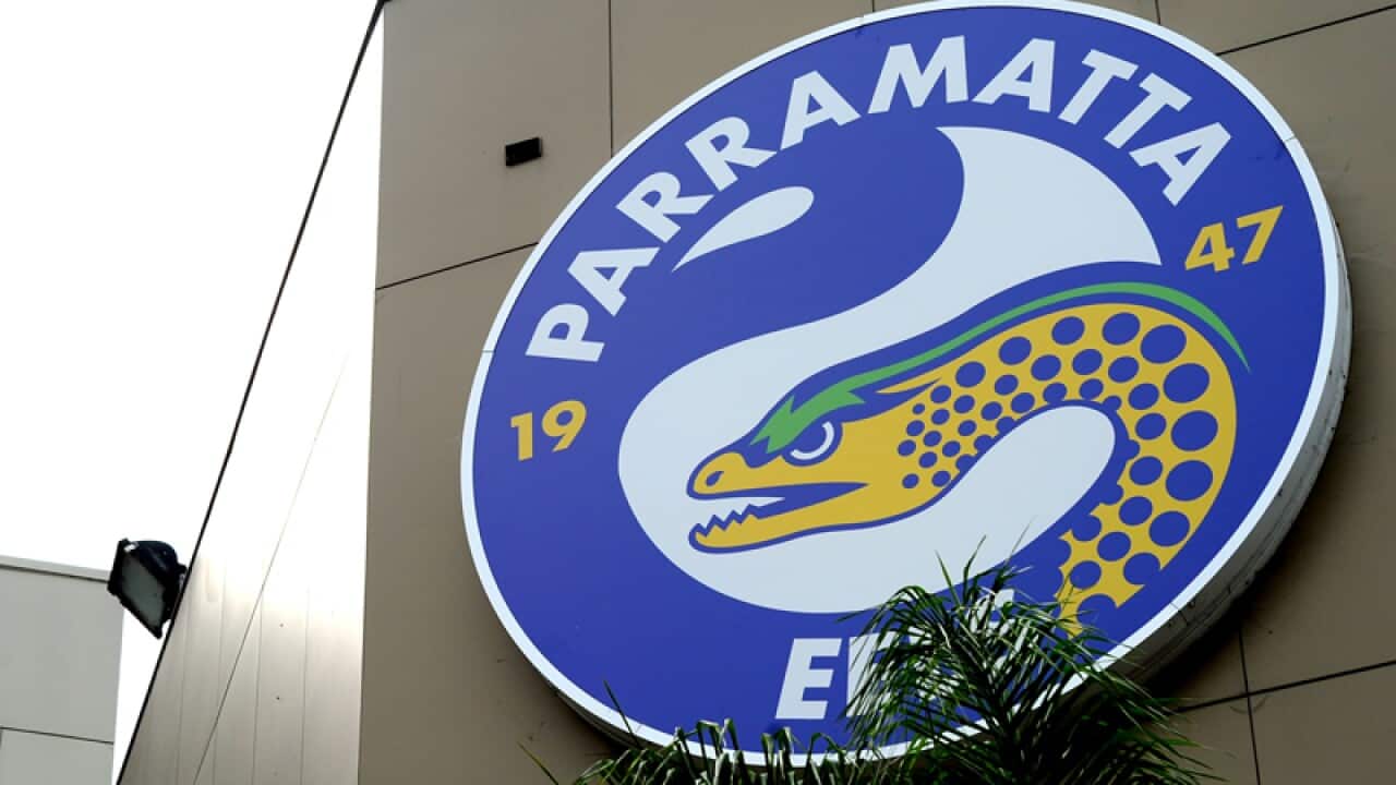 Parramatta Eels Rugby club signage