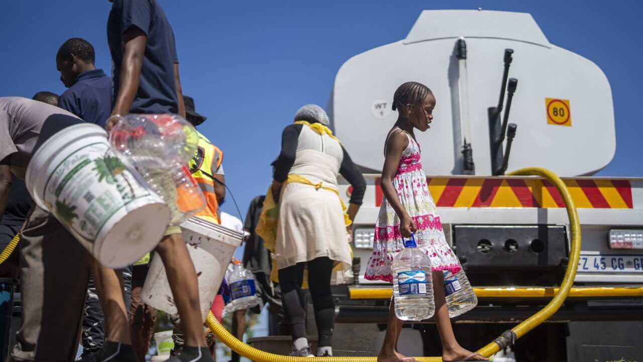 APTOPIX Johannesburg Water Crisis