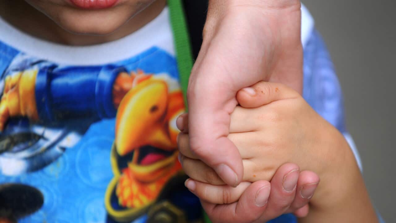 Generic photo of parent and child.