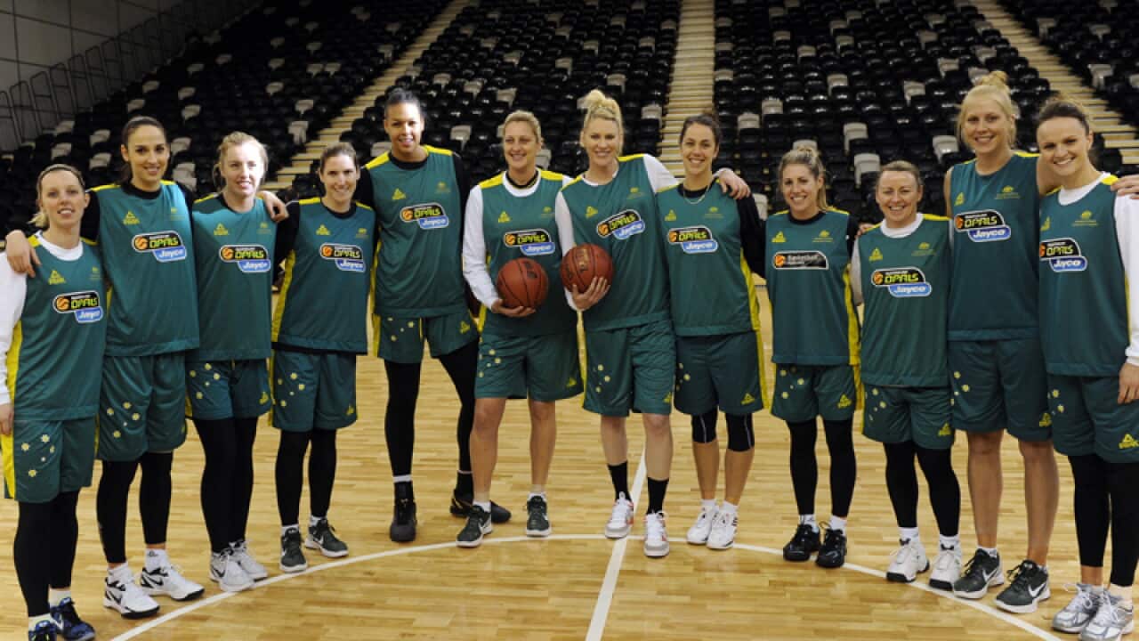 The 2012 London Olympics Opals basketball team