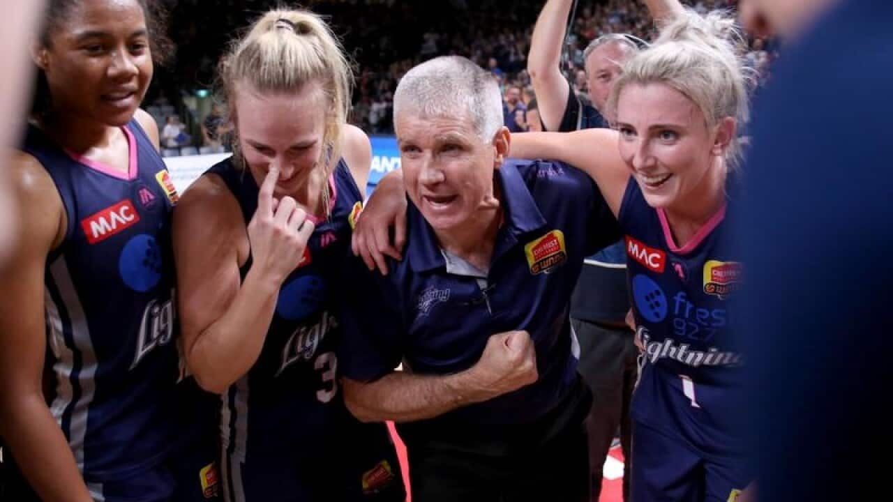 Lightning coach Chris Lucas.