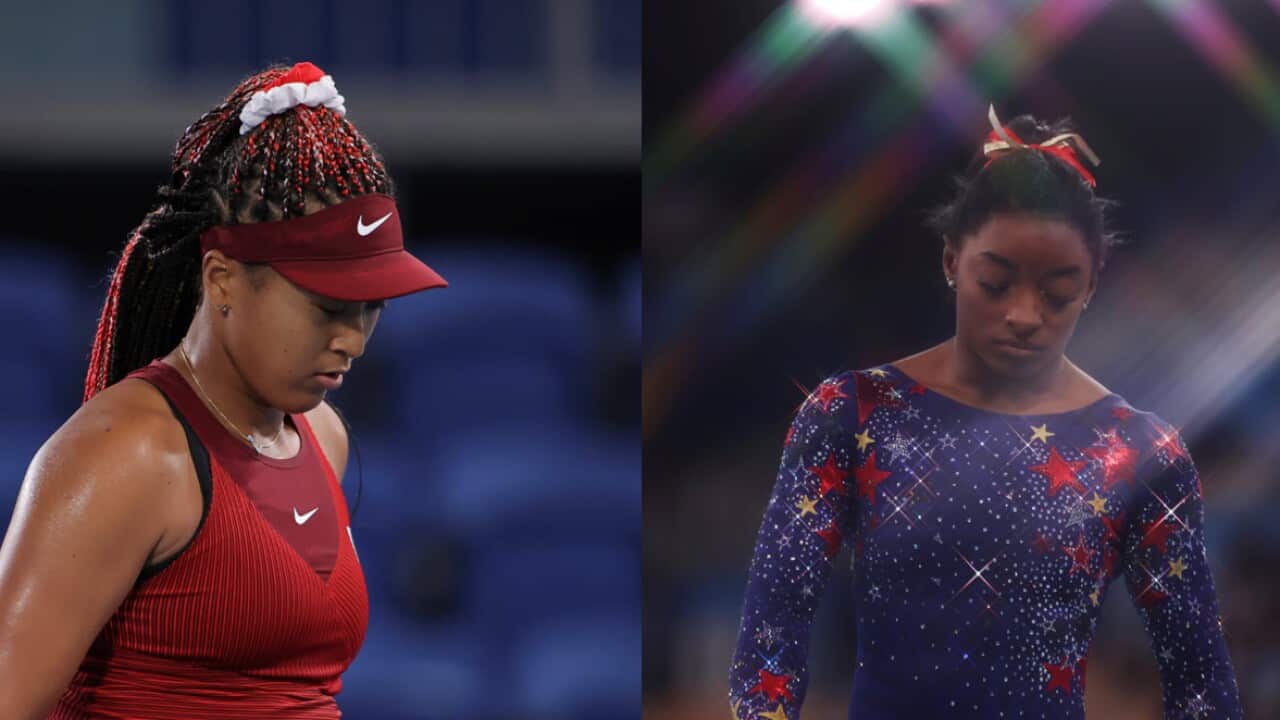 Naomi Osaka e Simone Biles