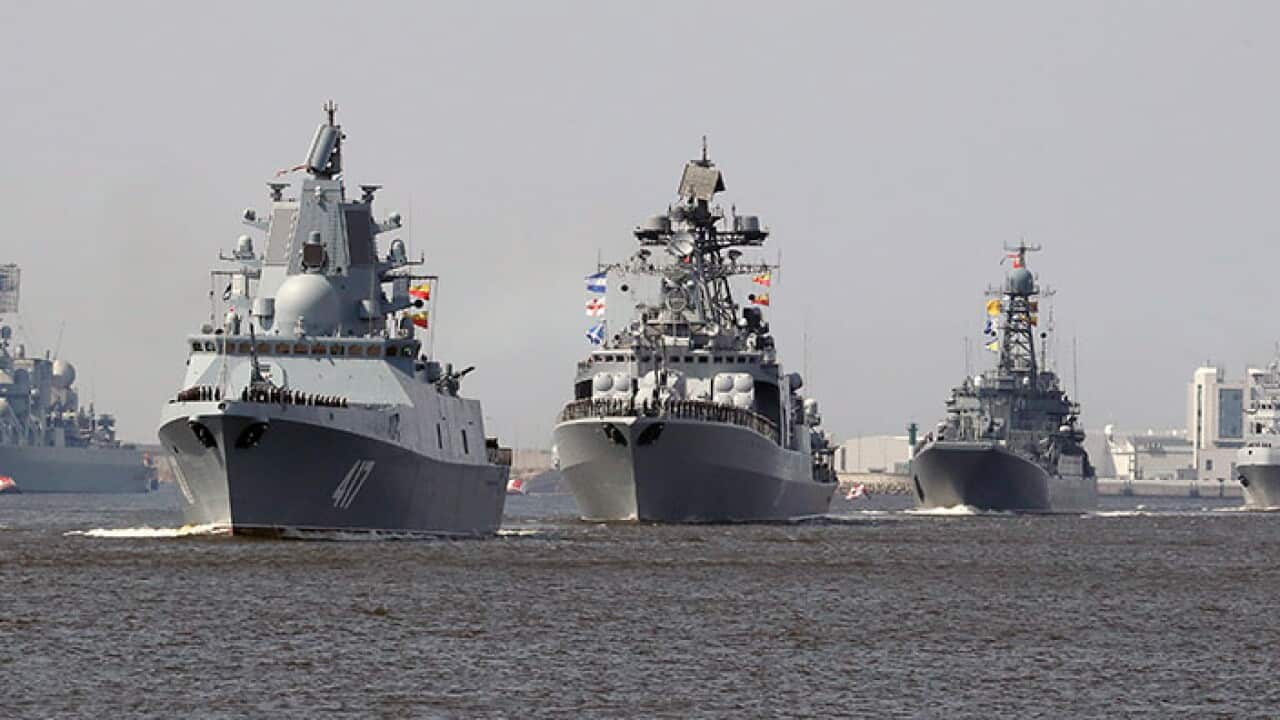 Russia's Navy ships