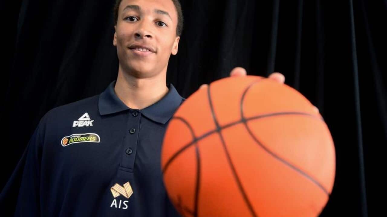 Australian basketball player and Boomers guard Dante Exum.