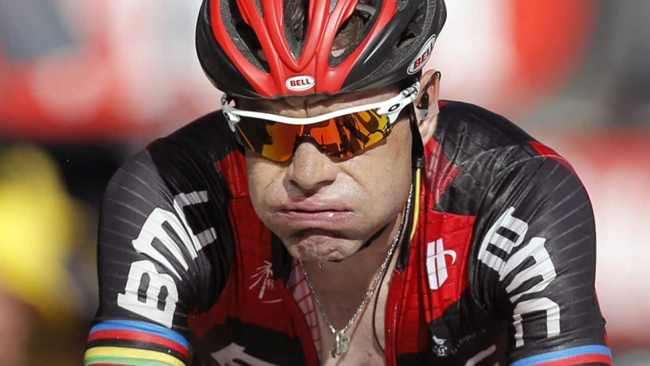 Australian cyclist Cadel Evans