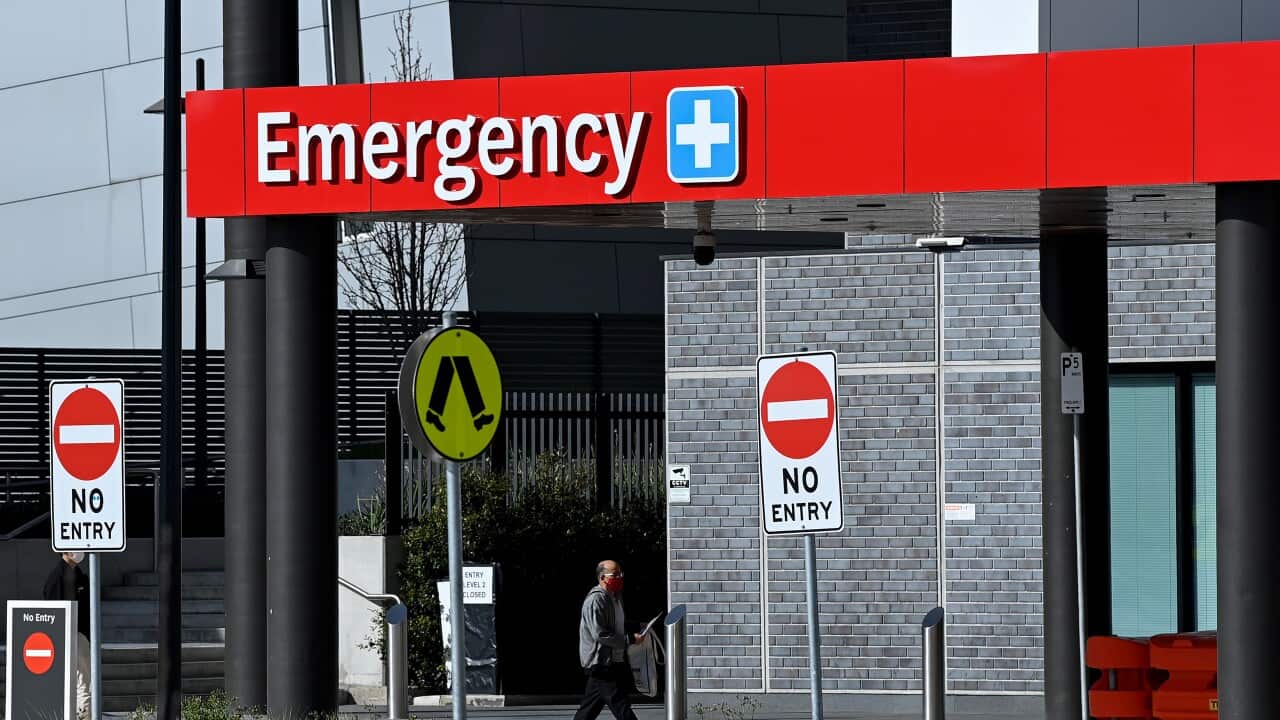 General view of the Blacktown Hospital in Sydney