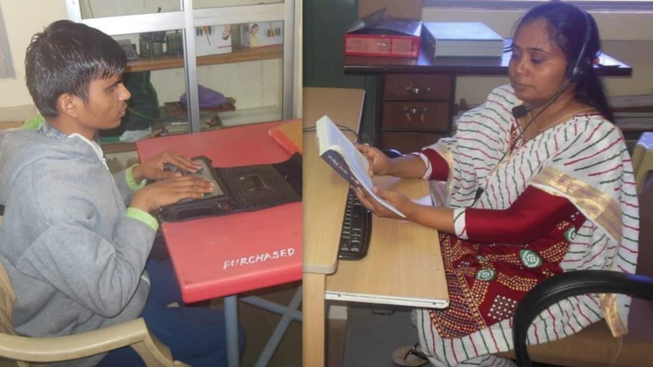 Bharatiben Chavda recording author Tushar Anjaria's books