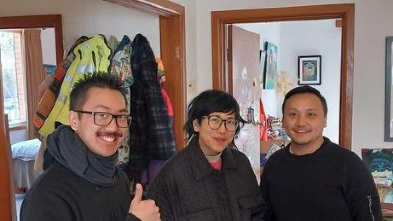 Hmong writer Michle Lee, Hmong artist Vanghoua Anthony Vue and Rafe Vang sound technician to creat the first Hmong Australian theathre performance (Michile Lee).jpg