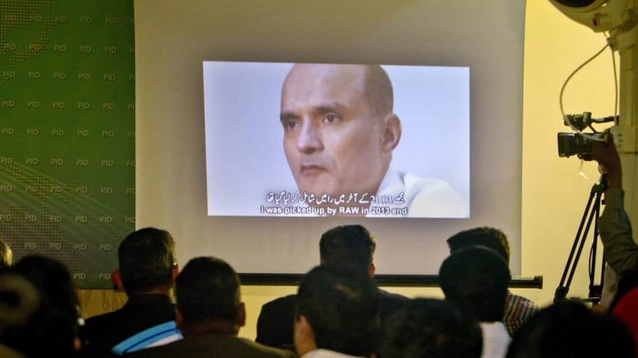 image of Indian naval officer Kulbhushan Jadhav
