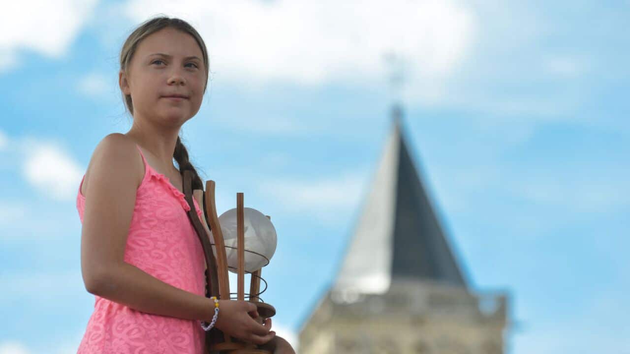 Activist Greta Thunberg was awarded the 2019 Freedom Award in France.