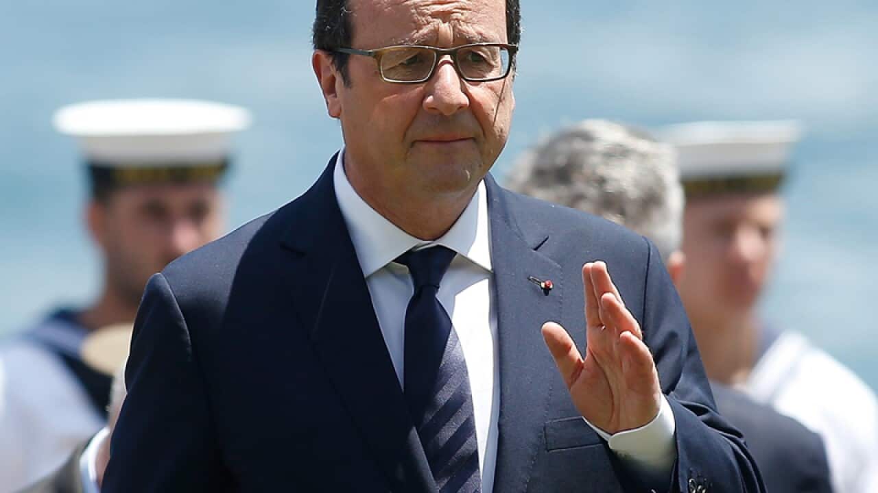 French President Francois Hollande in Sydney